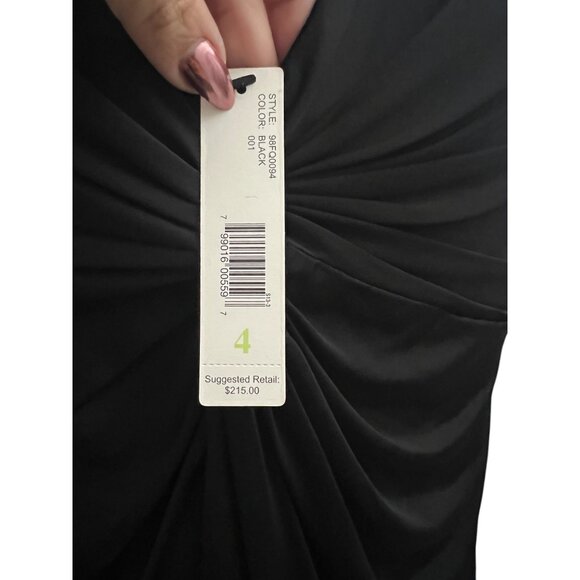 NWT STUNNING “laundry by Shelli Segal” LBD Size 4 - FLATTERING - COMFORTABLE! - Picture 7 of 8